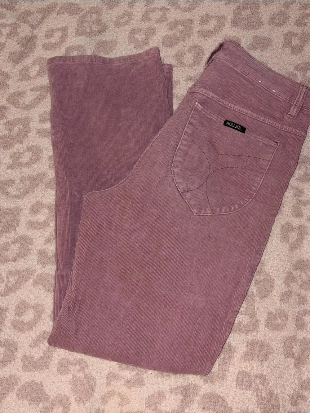 Rollas original straight cords corduroy purple pants size 29 like new